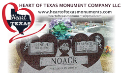 Heart Of Texas Monuments, Giddings, Texas